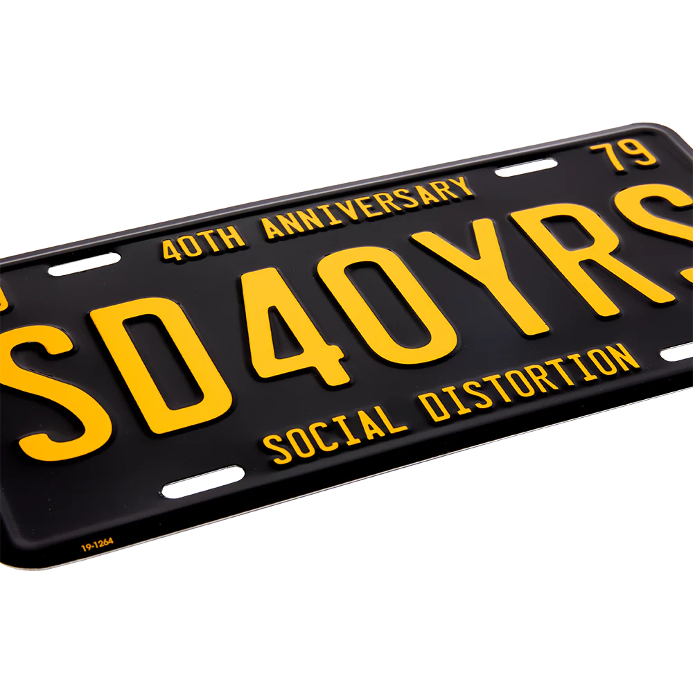 40 Years License Plate - Image 2