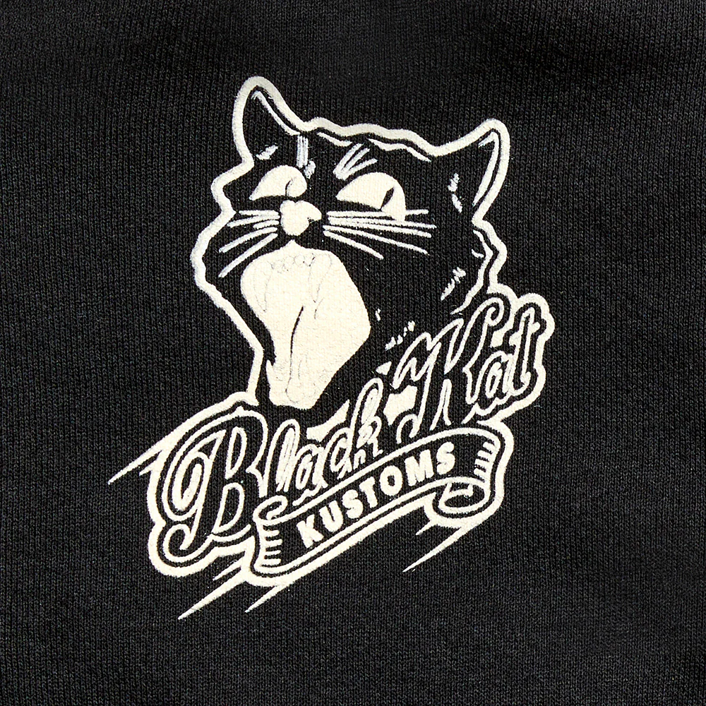 Black Kat Kustoms Youth Hoodie - Image 3