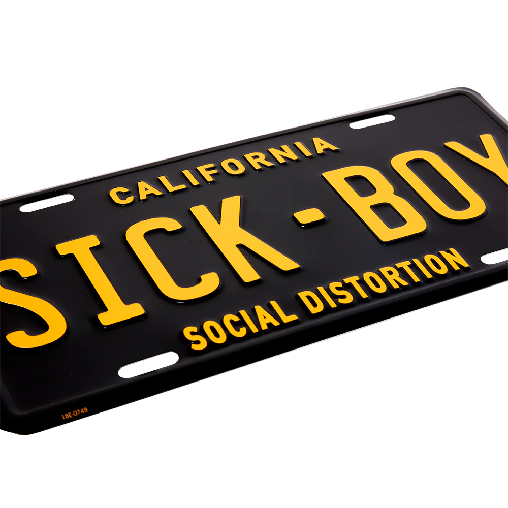 Sick Boy License Plate - Image 2