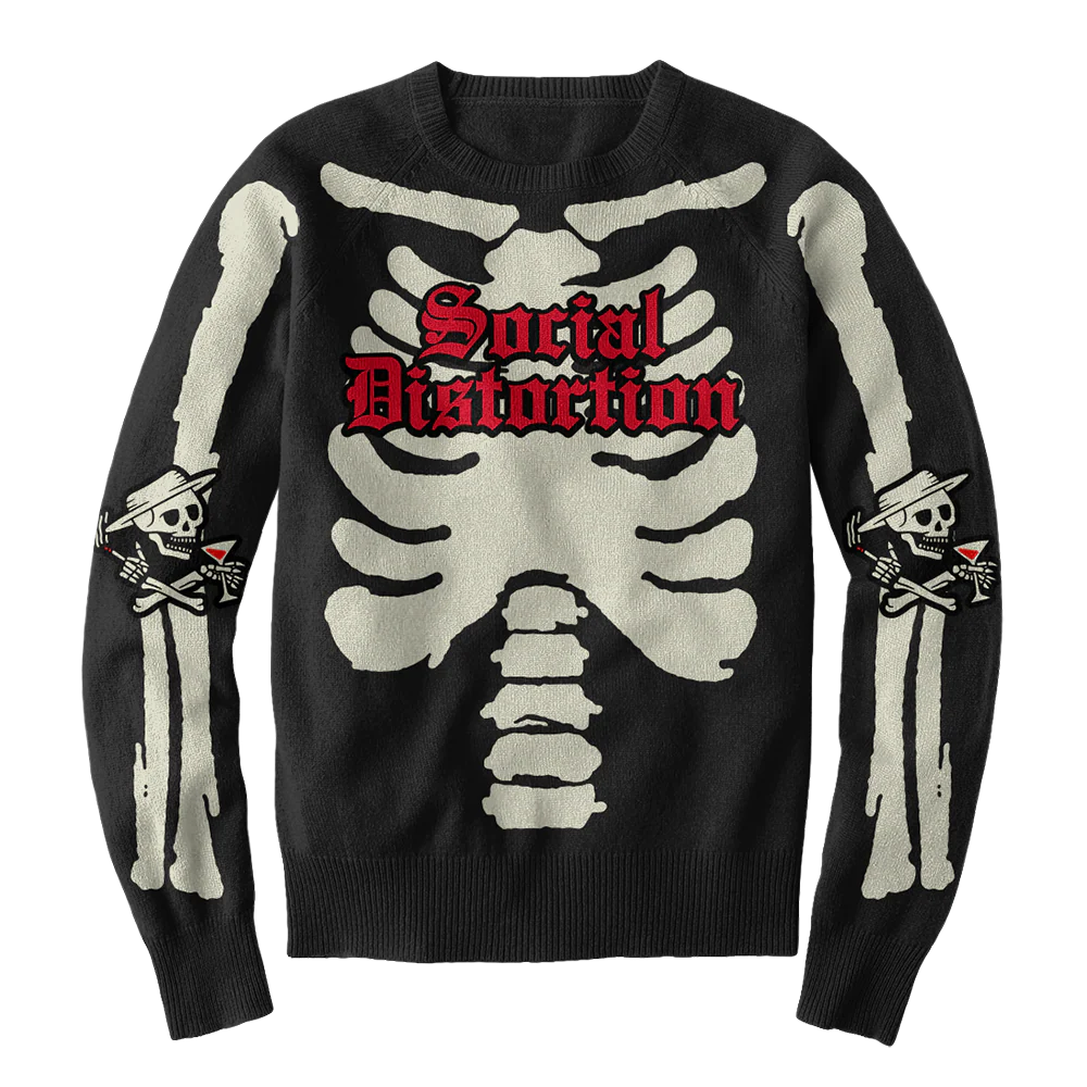 Skelly Bones Woven Sweater