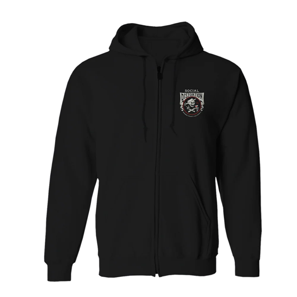 Skelly Spade Zip Hoodie